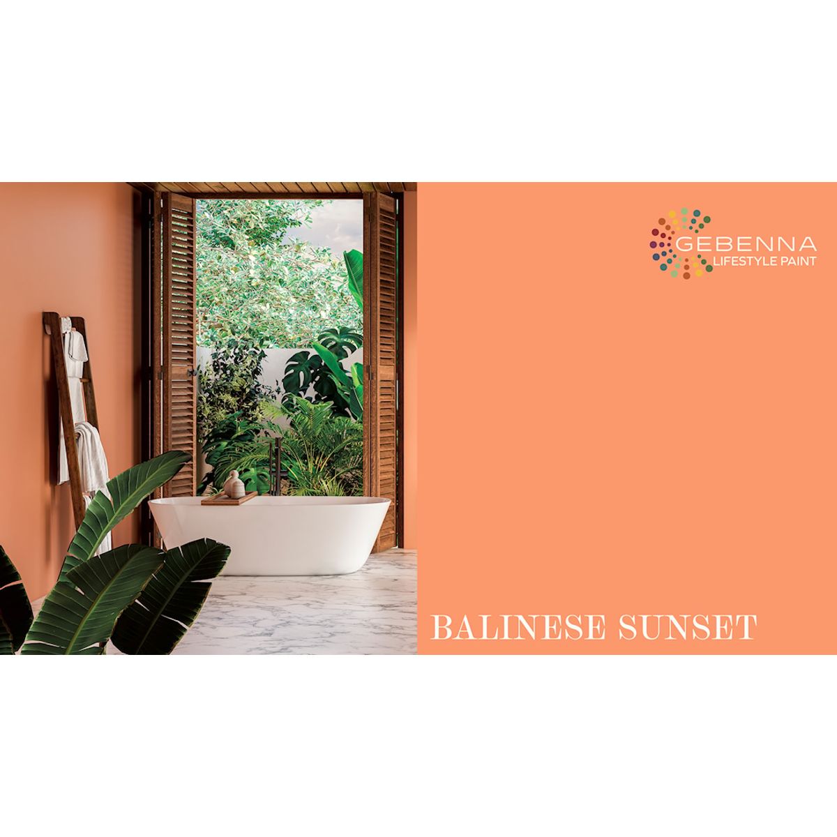 Vådrumsmaling Glans 25: Balinese Sunset 0,68 l