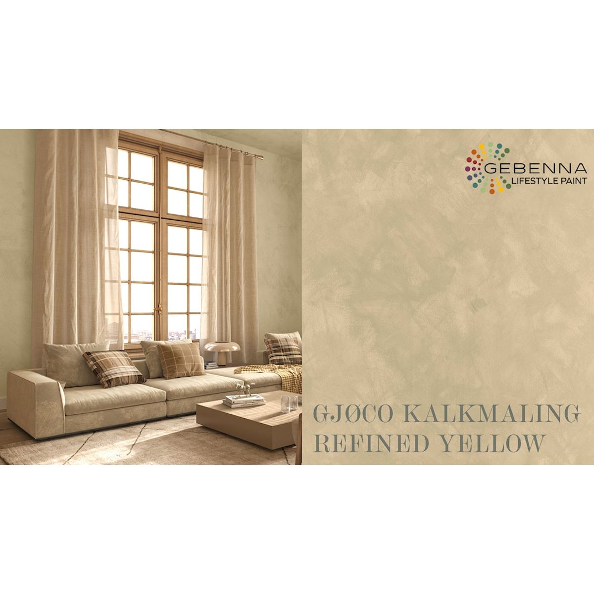 Kalkmaling 12082 Refined Yellow 2,7 l