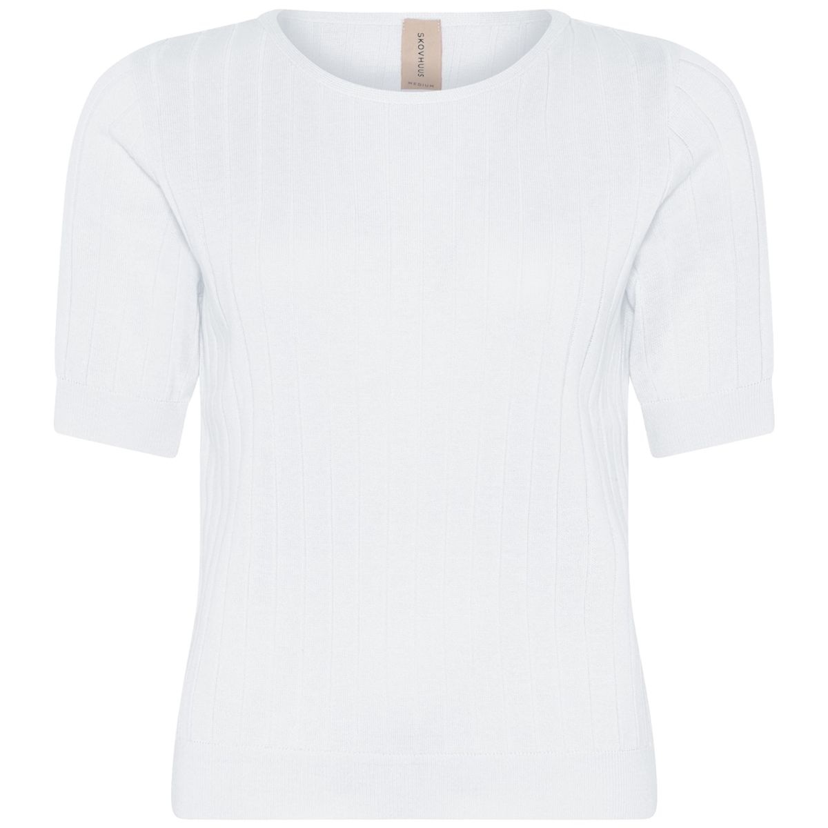 Skovhuus Kvinde T-shirt i Strik White M