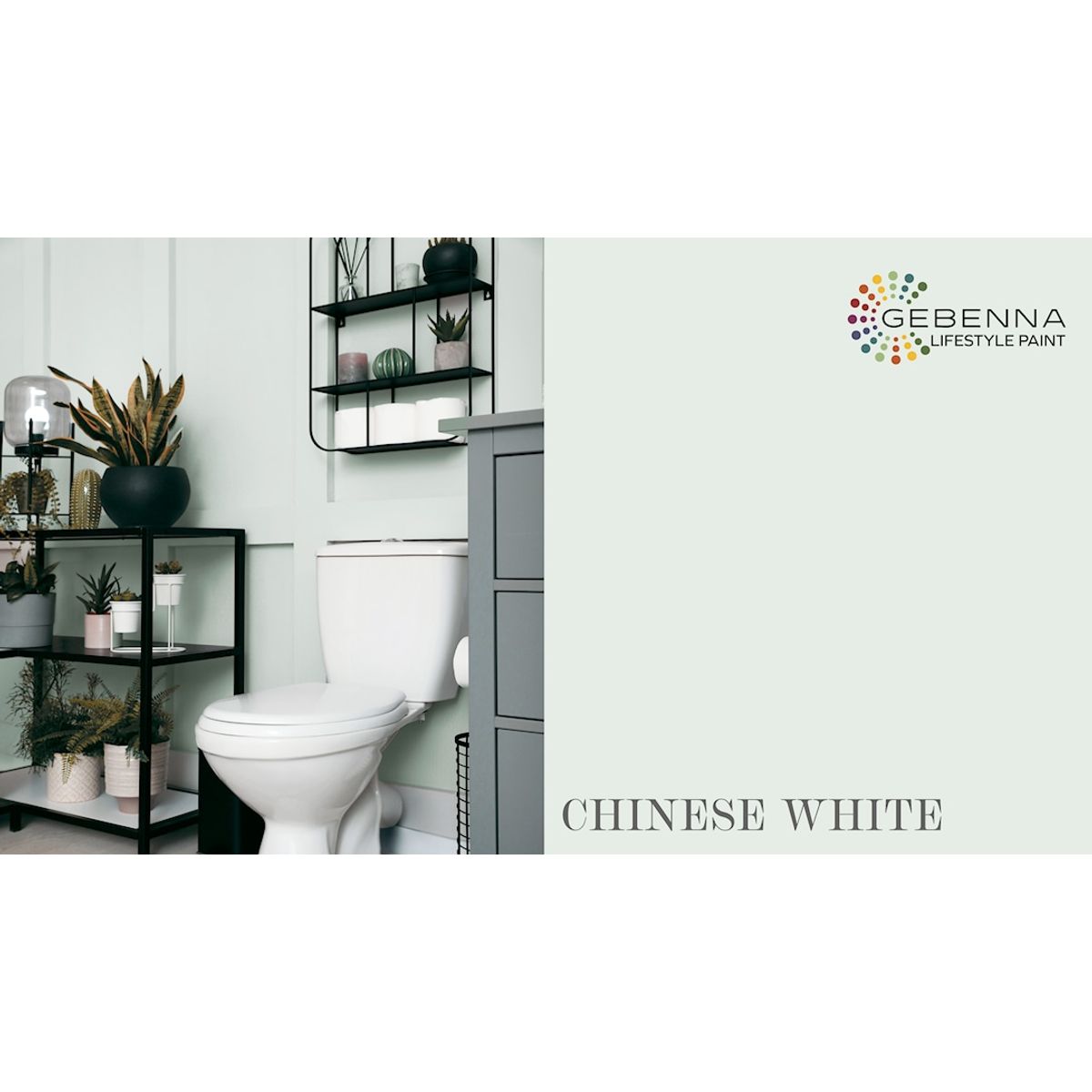 Vådrumsmaling Glans 5: Chinese White 0,68 liter