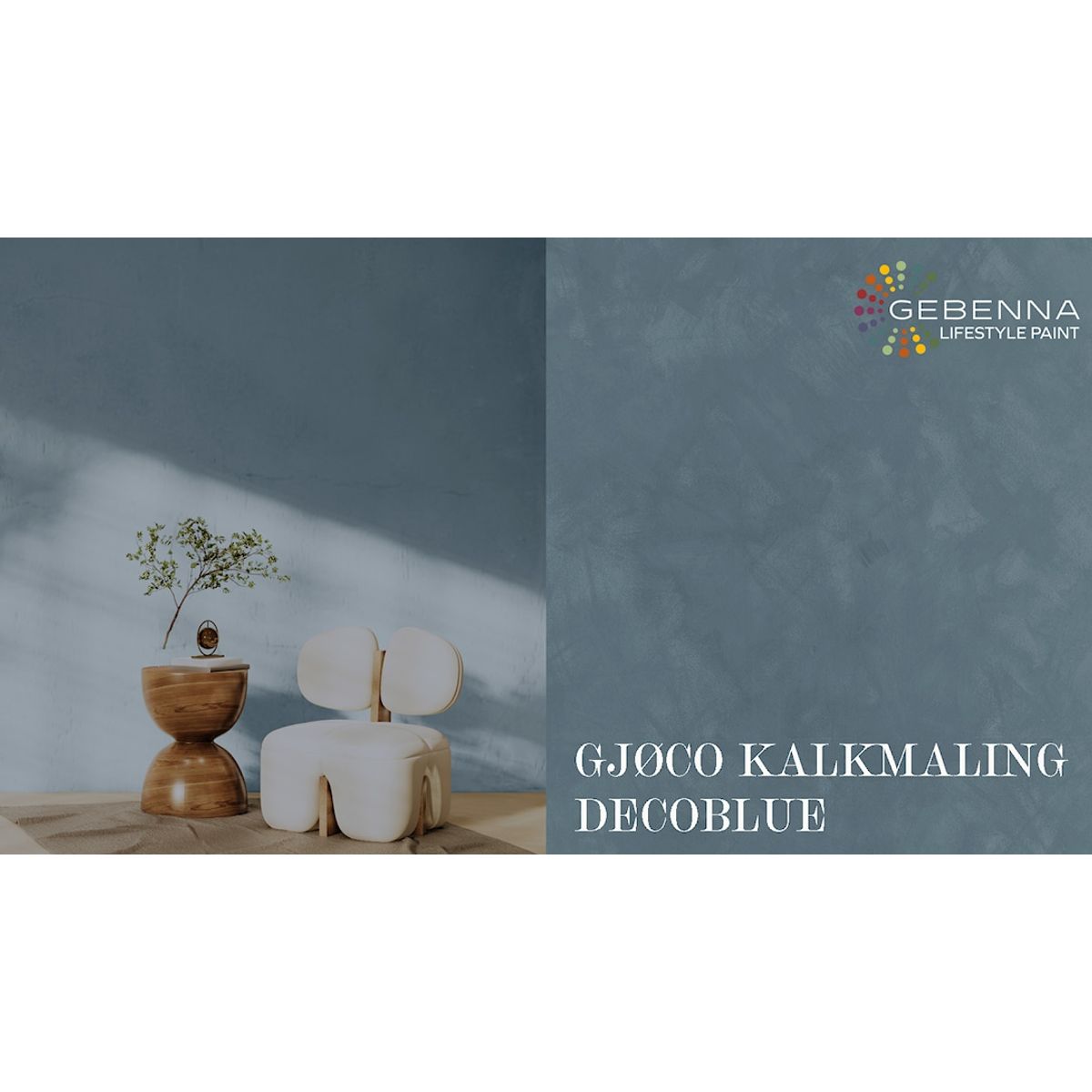 Kalkmaling 4477 Decoblue 0,68 l