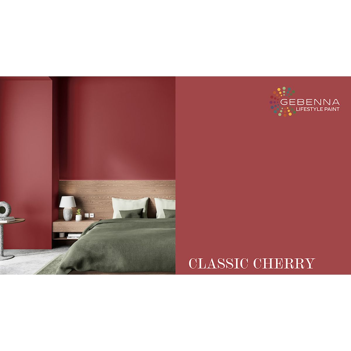 Gebenna Vægmaling: Classic Cherry 2,7 l