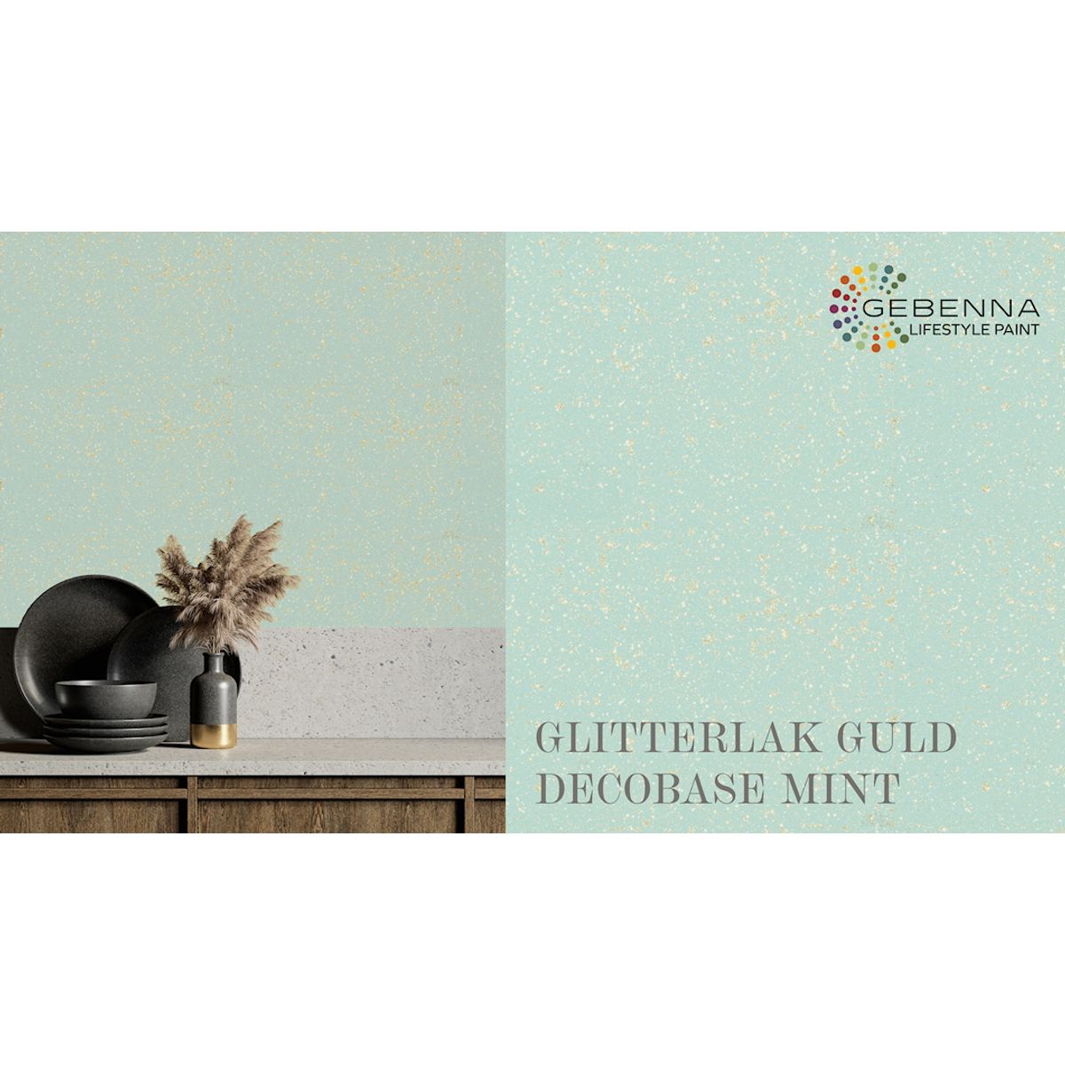 Glitterlak Guldbase + Dekobase 17