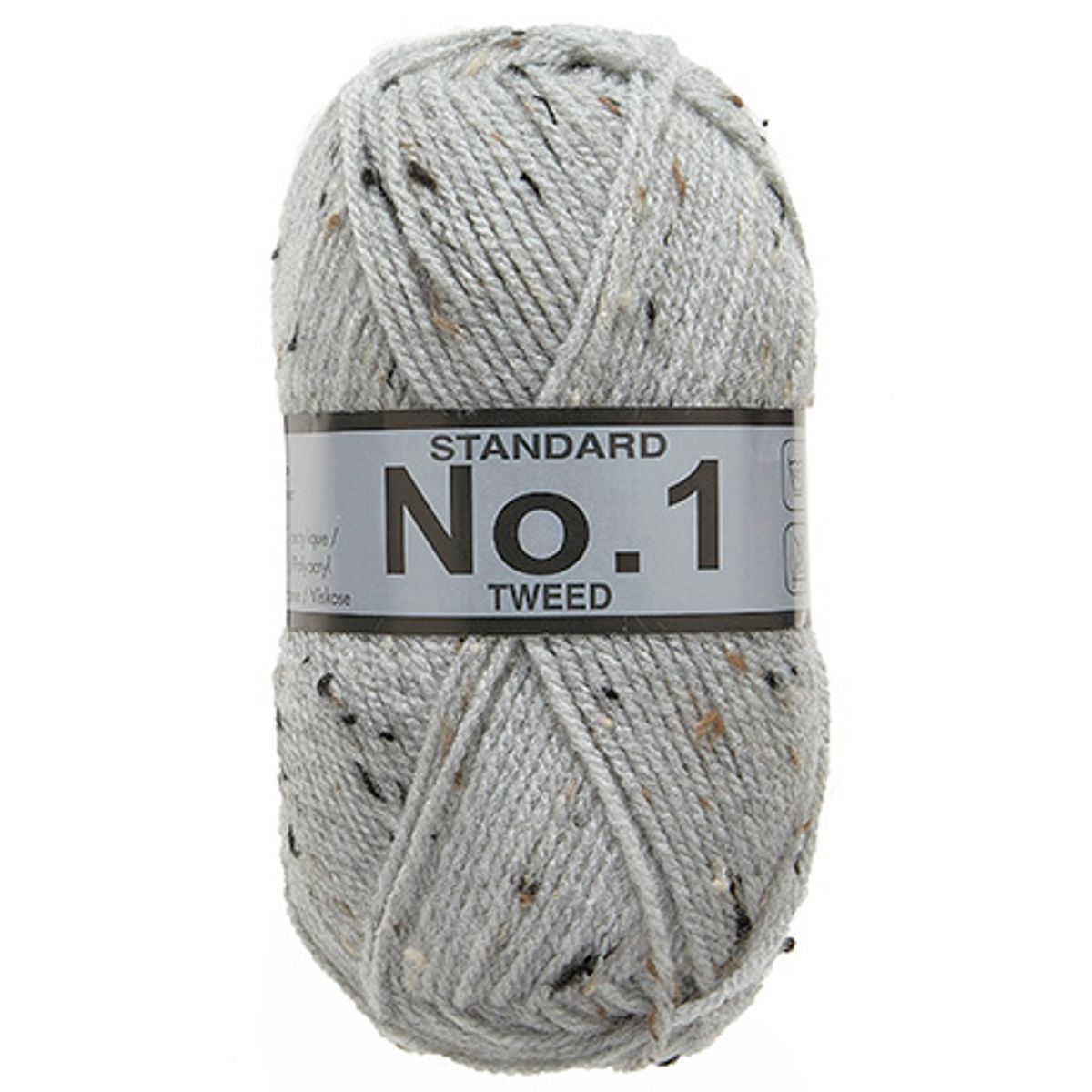 No. 1 Tweed, Lysegrå, 50 g, nr. 620