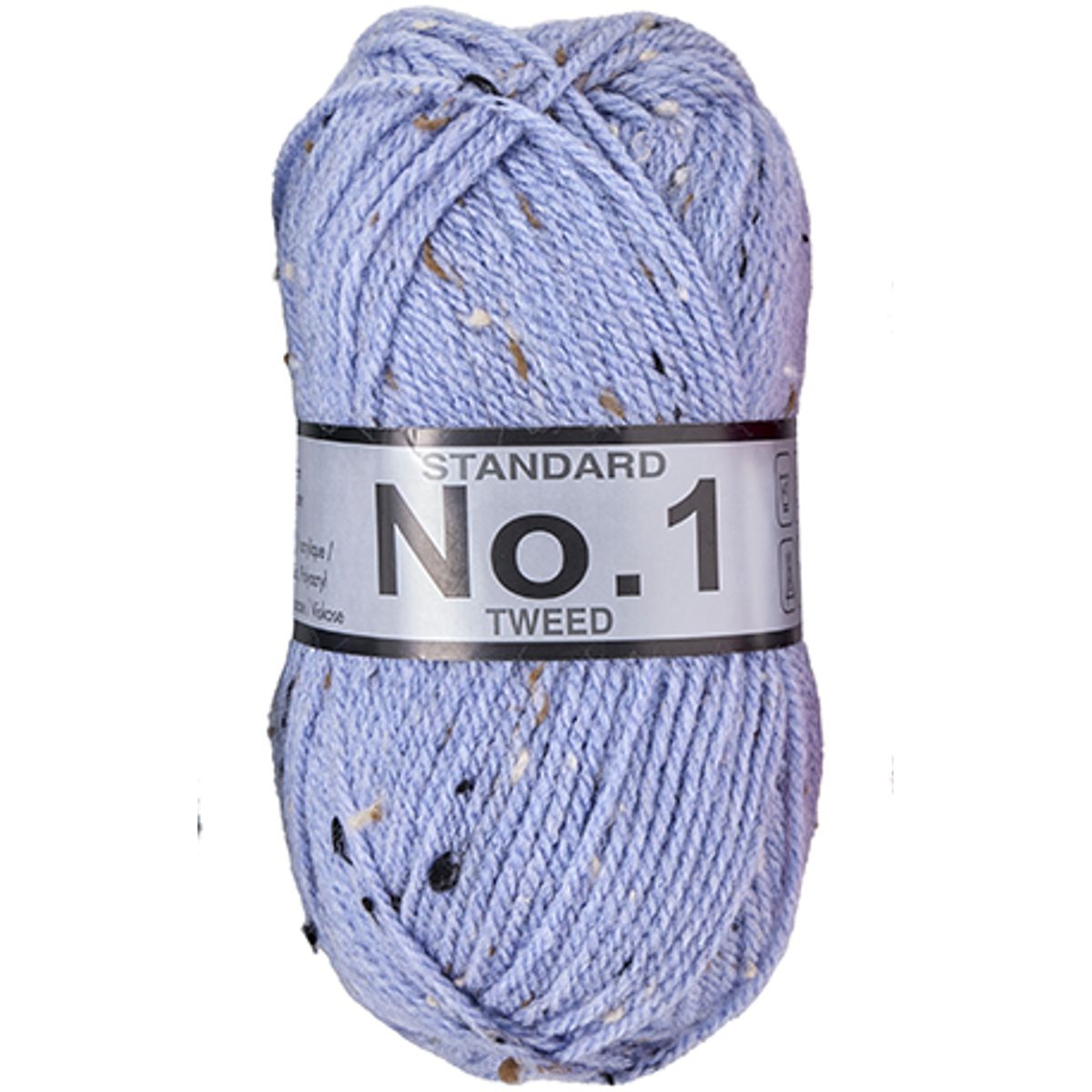 No. 1 Tweed, Jeansblå, 50 g, nr. 670