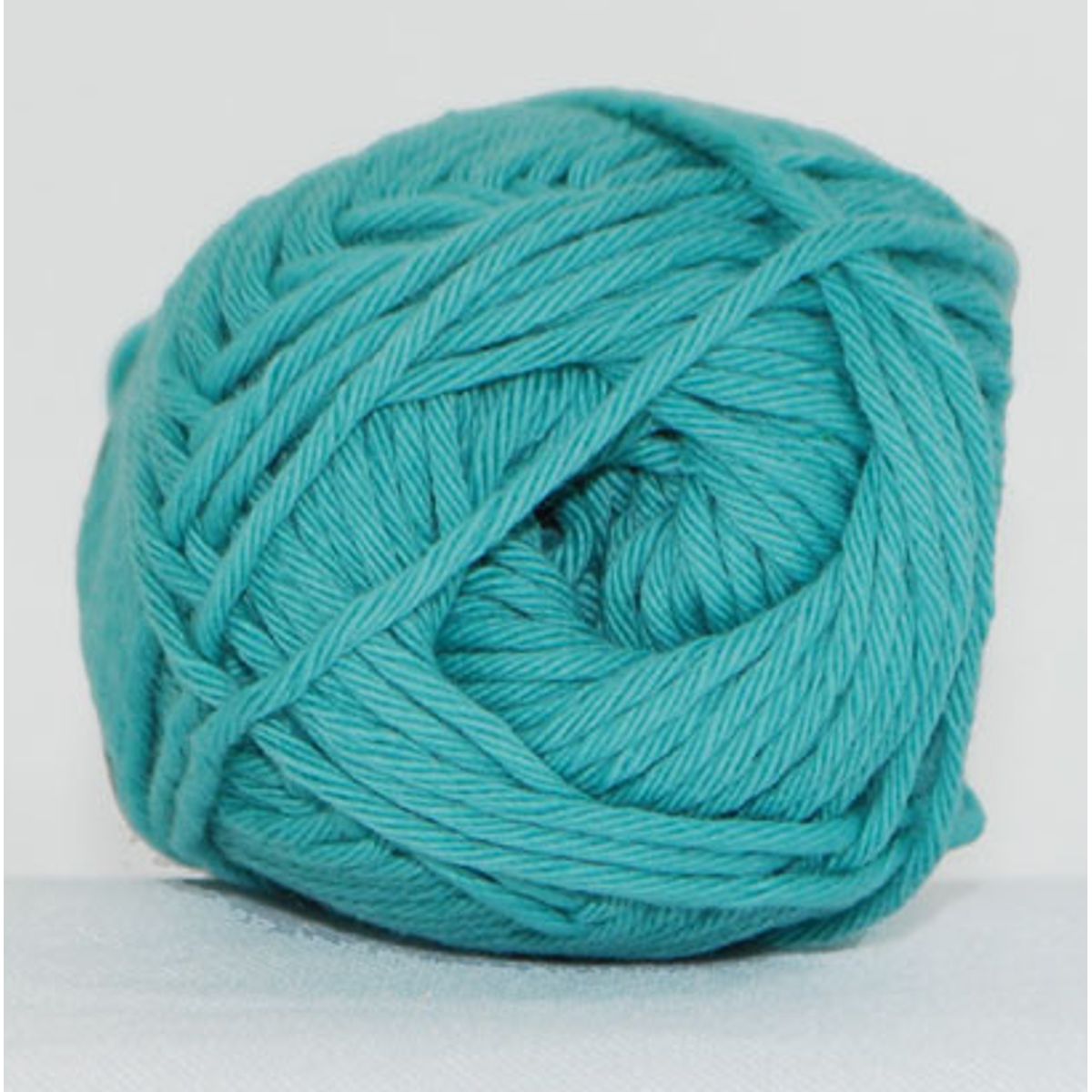 Cotton 8/8, dæmpet turkis, 50 g, nr. 5114