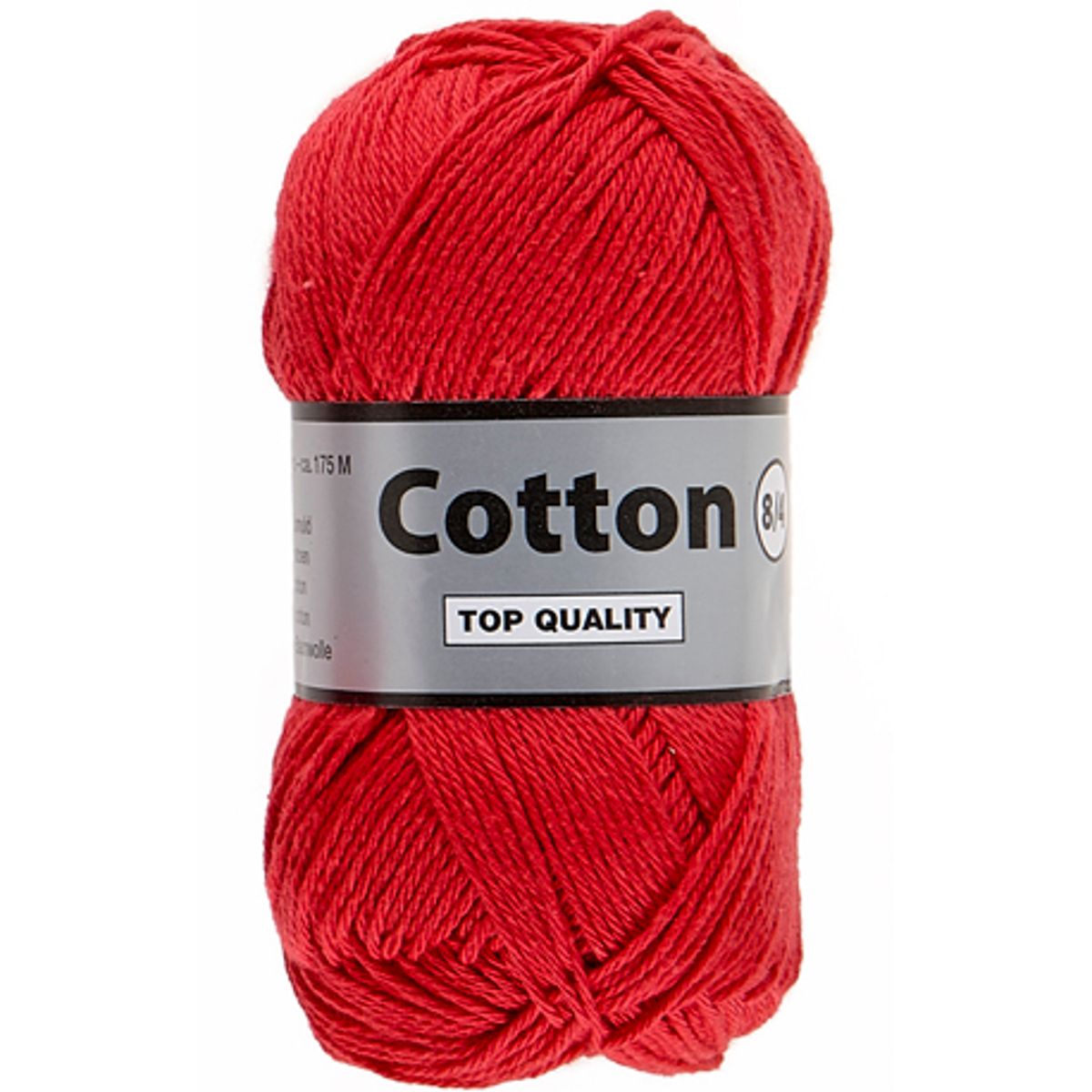 Lammy cotton 8/4, rød, 50 g, nr. 43