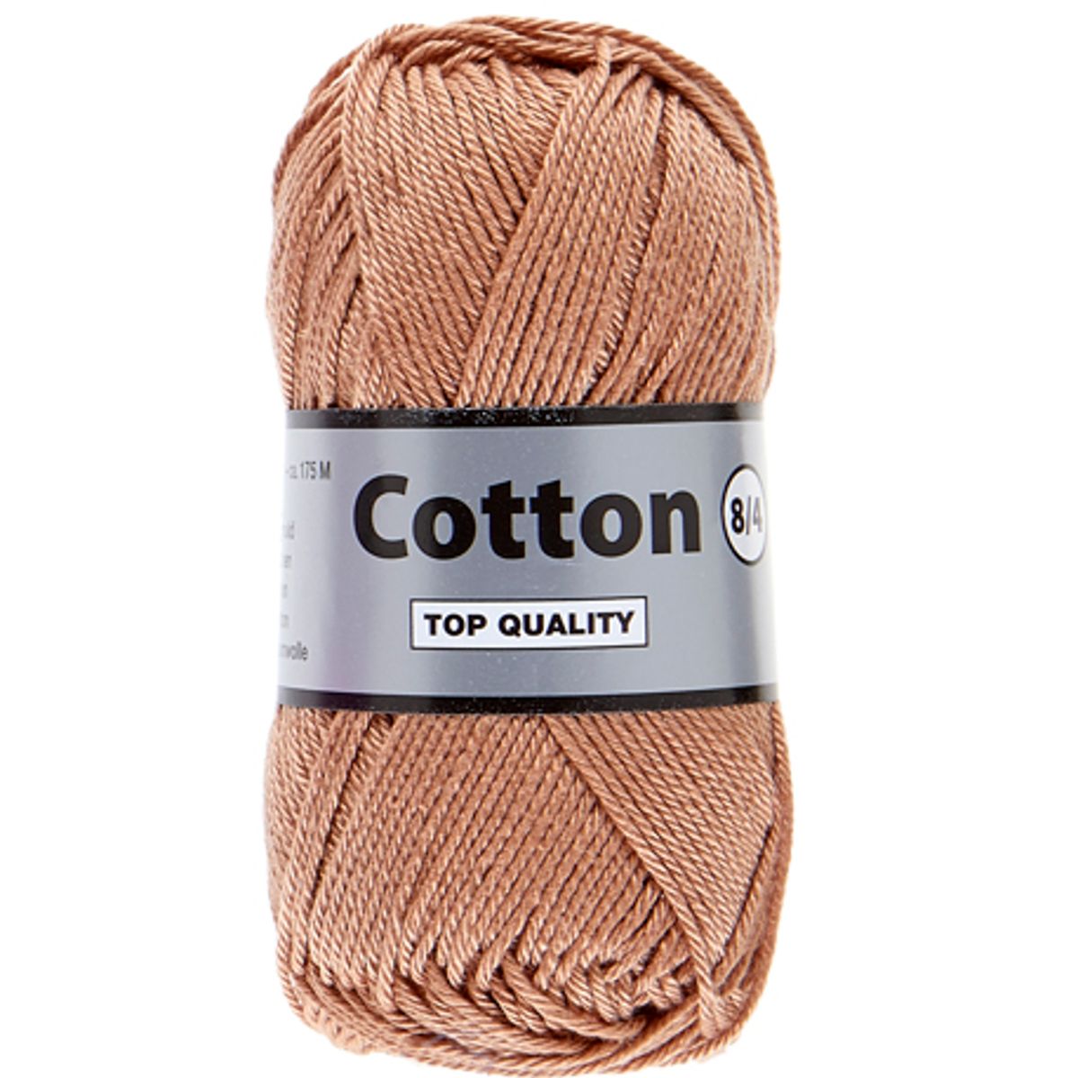 Lammy cotton 8/4, lysebrun, 50 g, nr. 54