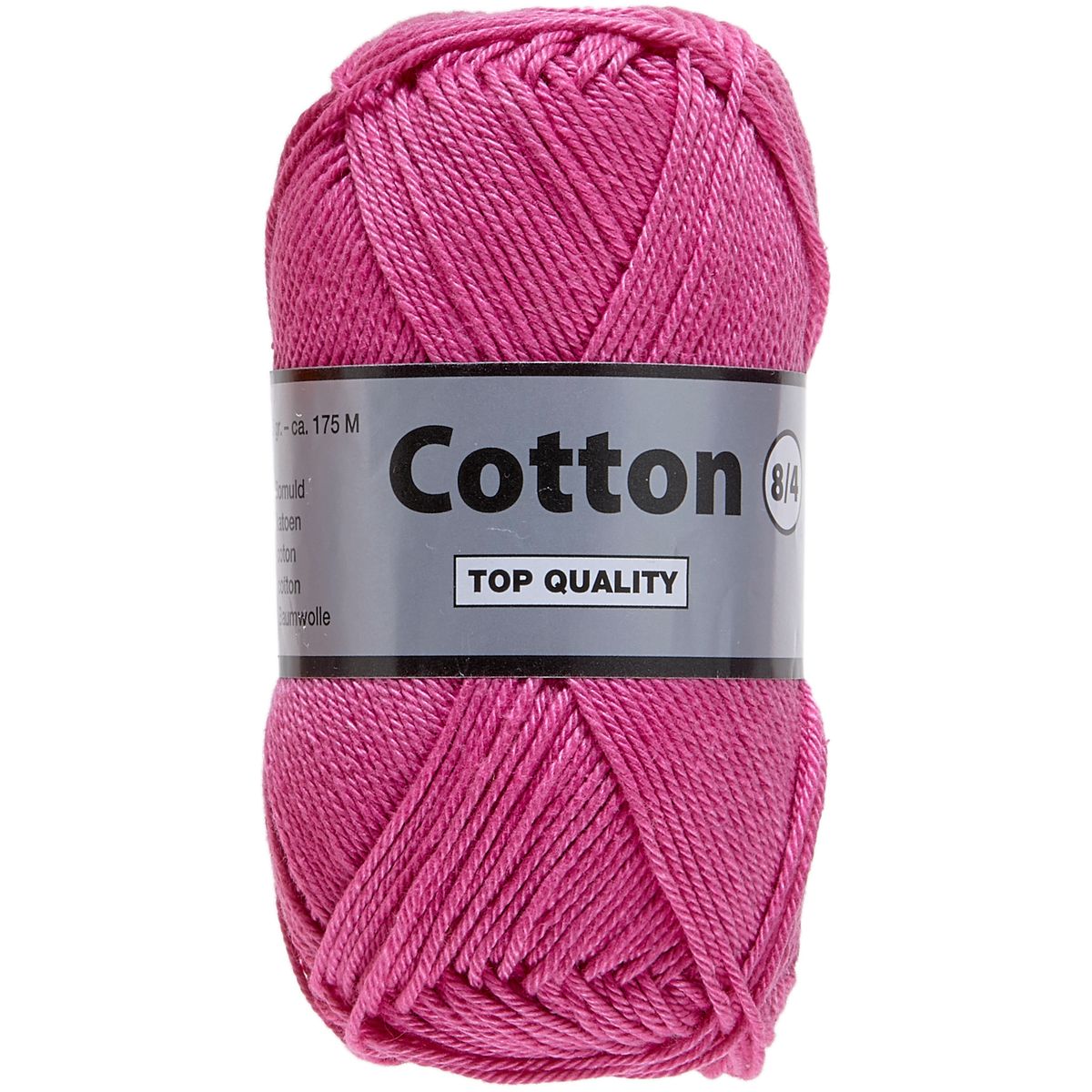 Lammy cotton 8/4, fuchsia, 50 g, nr. 14