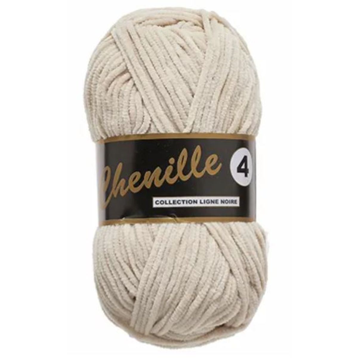 Chenille 4, creme, 50 g, nr. 16