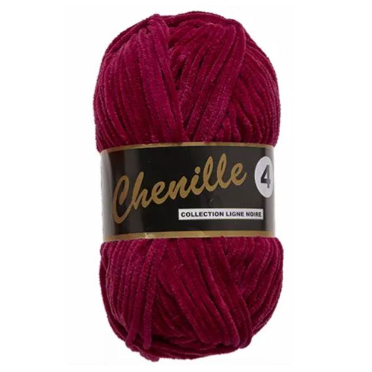 Chenille 4, kirsebær, 50 g, nr. 42