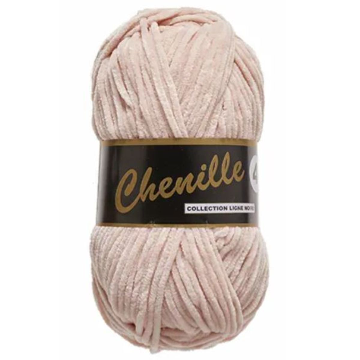 Chenille 4, lys rosa, 50 g, nr. 218