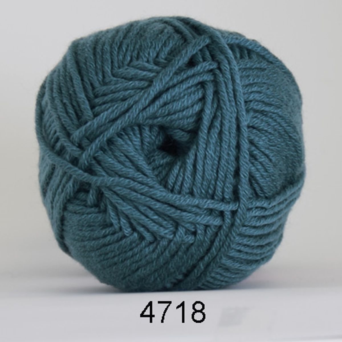 Merino Cotton, dyb havblå, 50 g, nr. 4718