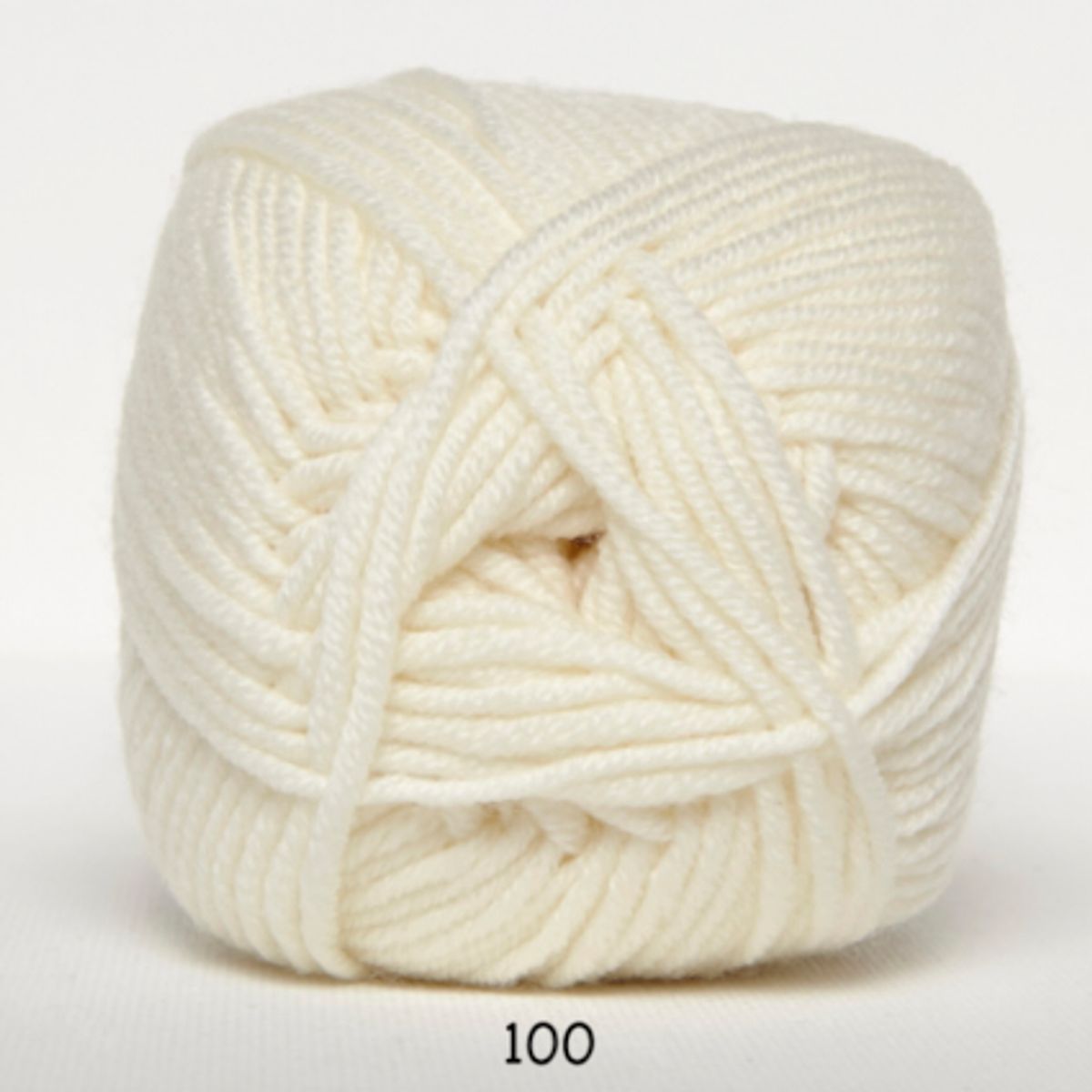 Merino Cotton, råhvid, 50 g, nr. 100