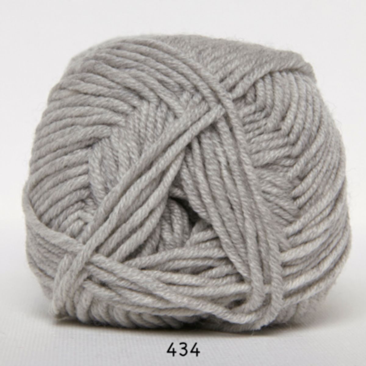 Merino Cotton, lysegrå, 50 g, nr. 434