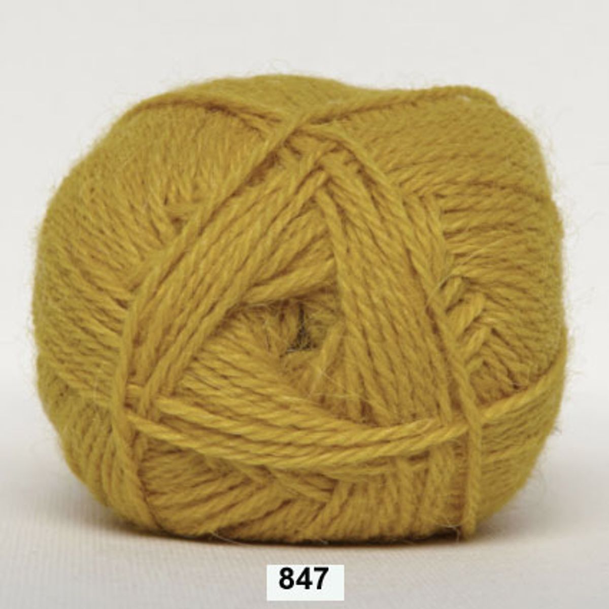 Merino Cotton, lys oliven, 50 g, nr. 847