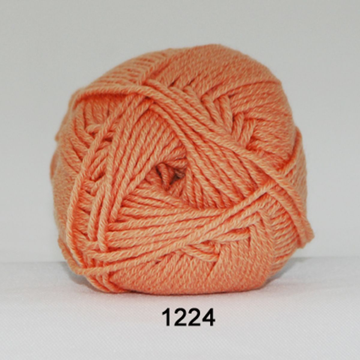 Merino Cotton, lys orange, 50 g, nr. 1224