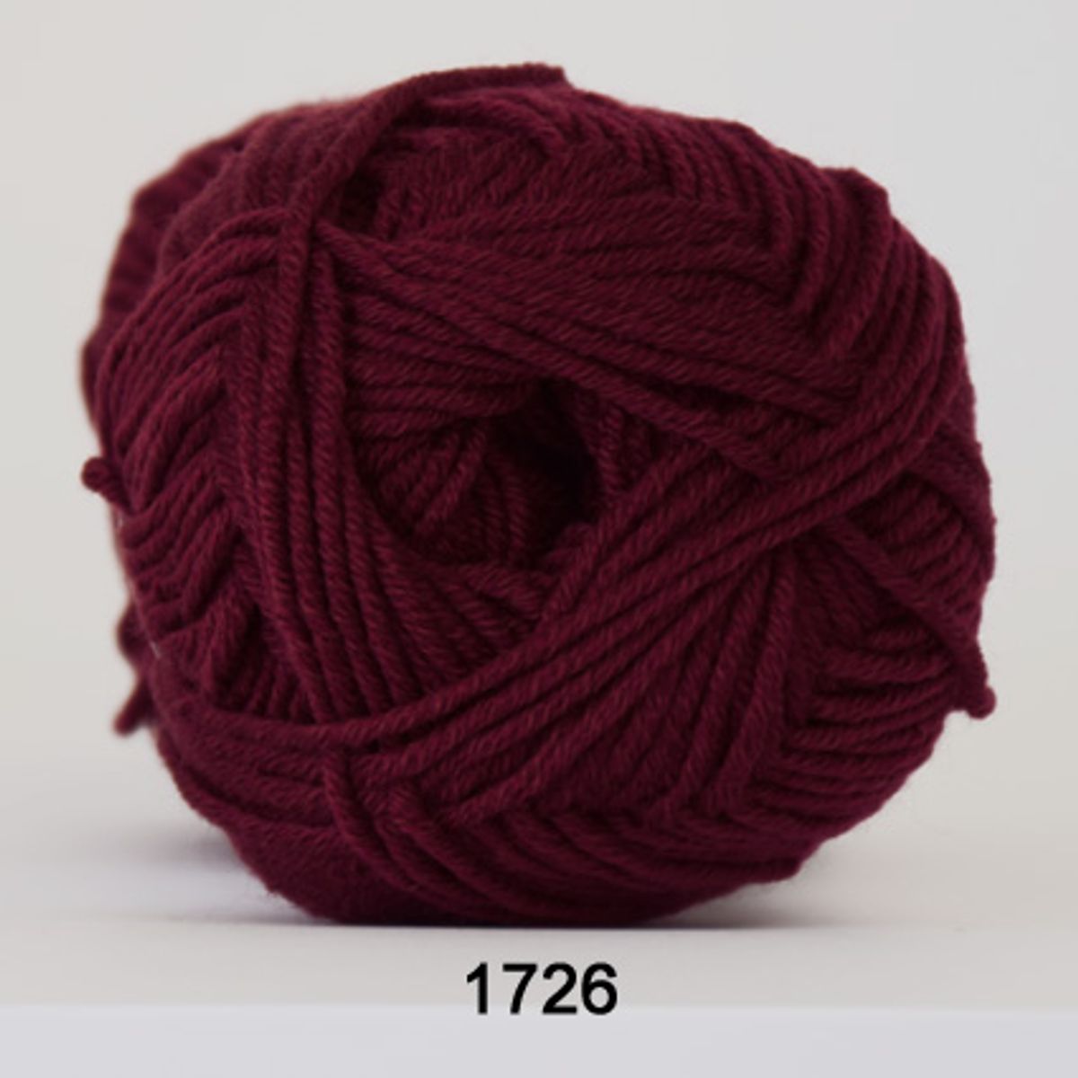 Merino Cotton, bordeaux, 50 g, nr. 1726