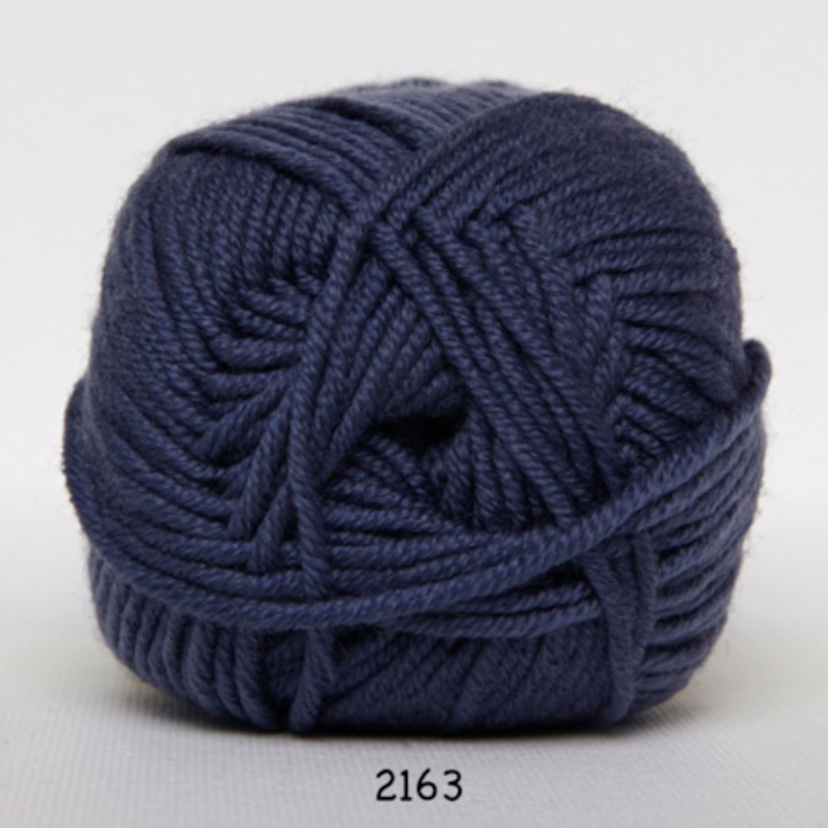 Merino Cotton, mørk jeansblå, 50 g, nr. 2163