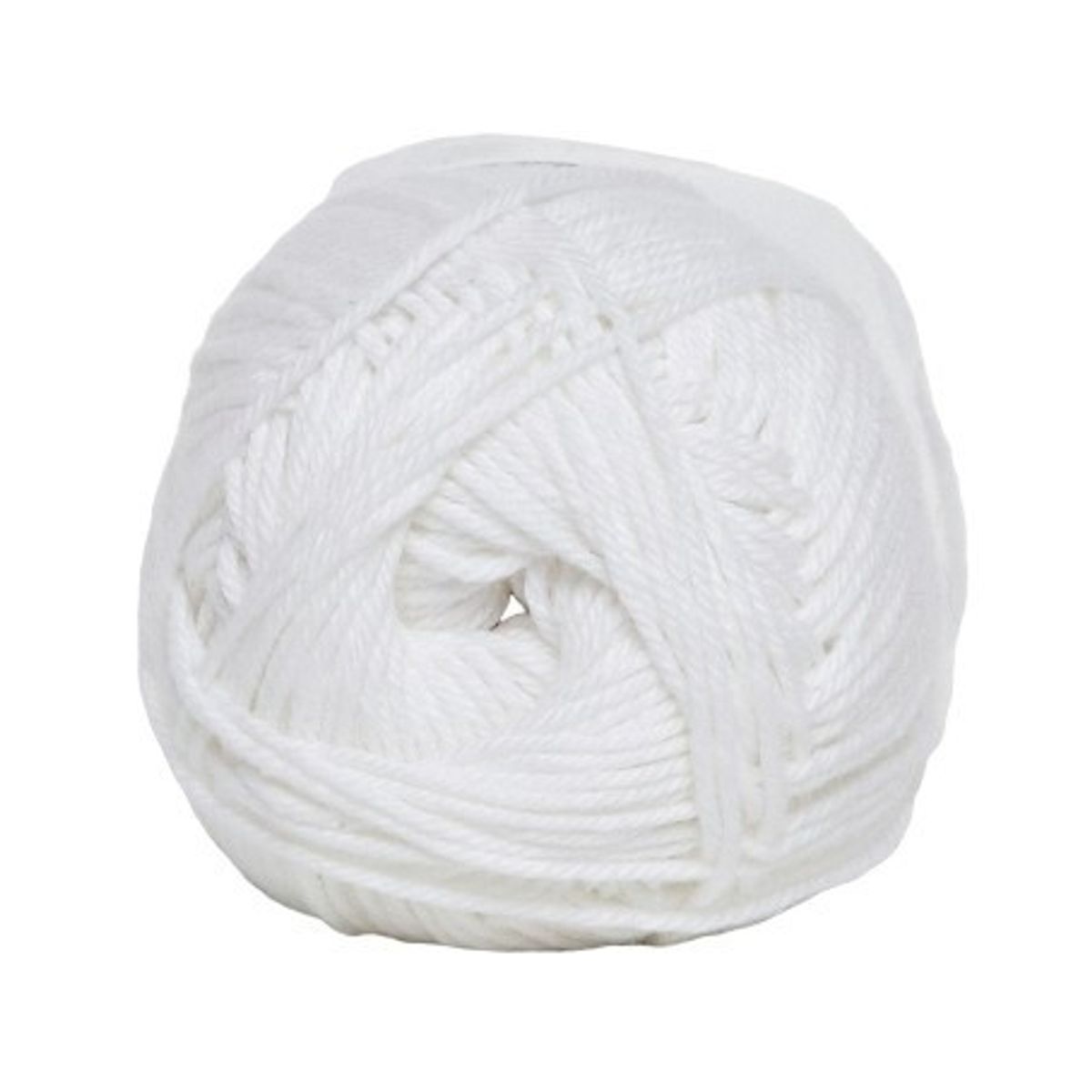 Cotton nr. 8, hvid, 50 g, nr. 100