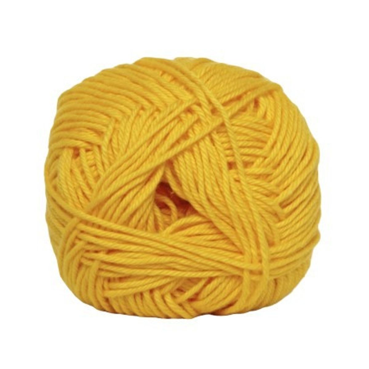 Cotton nr. 8, gul, 50 g, nr. 324