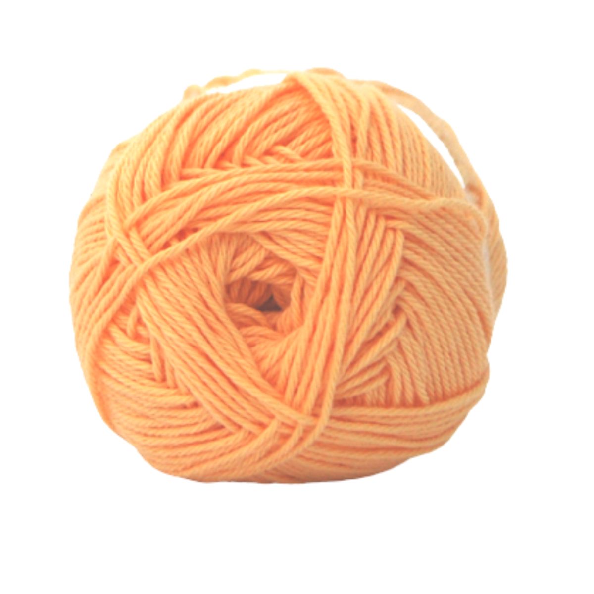 Cotton nr. 8, lys orange, 50 g, nr. 1020