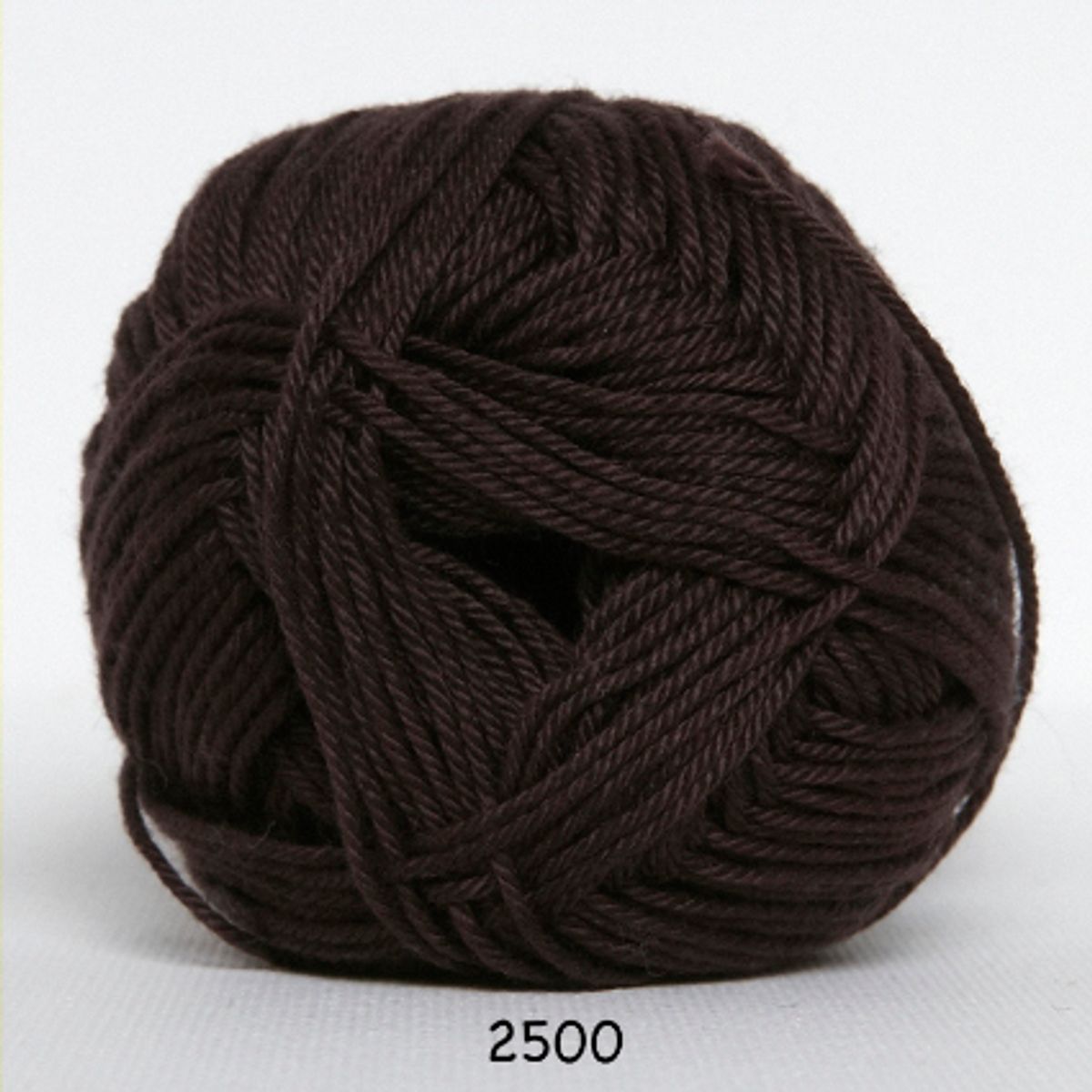 Diamond Cotton, mørkebrun, 50 g, nr. 2500