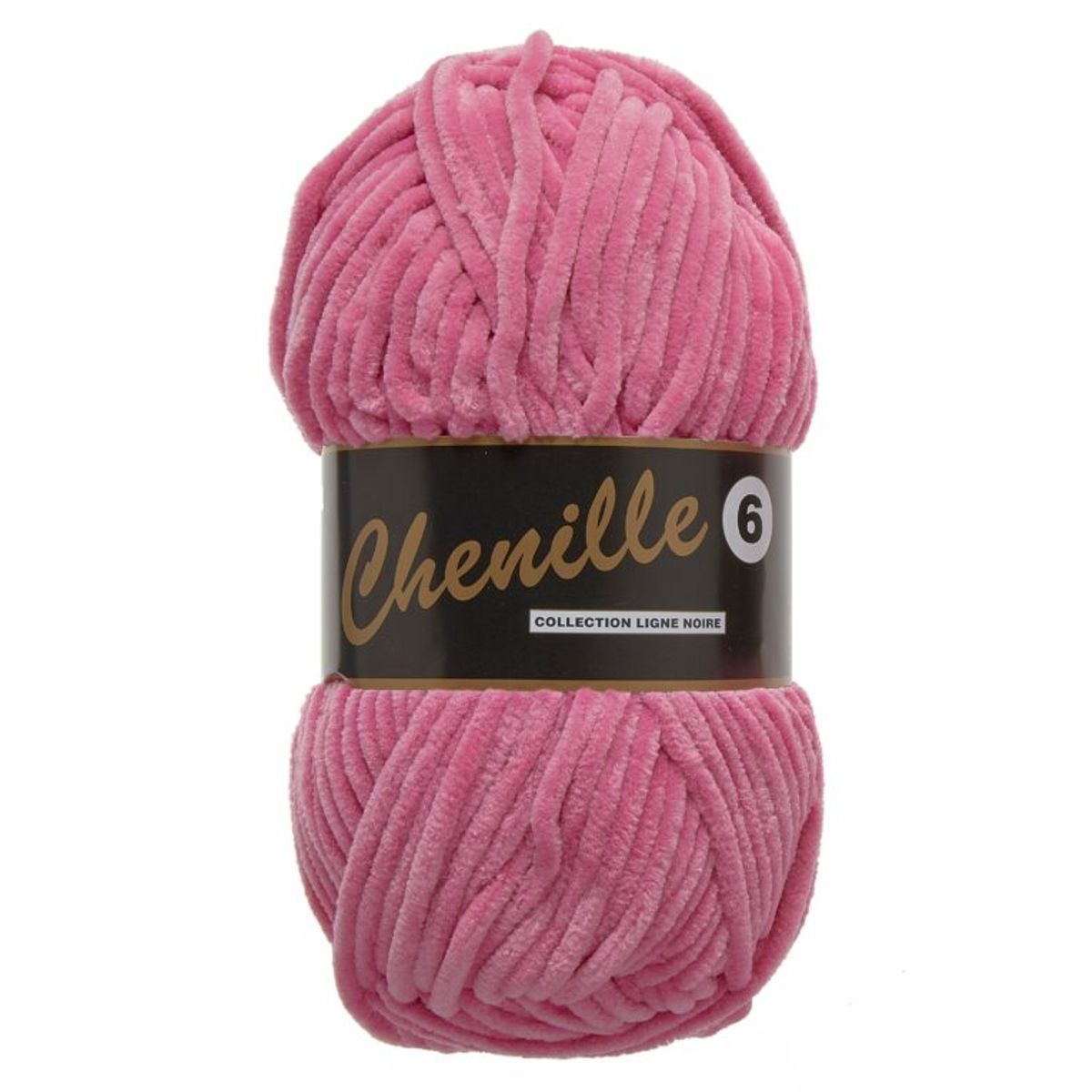 Chenille 6, dyb lyserød, 100 g, nr. 720