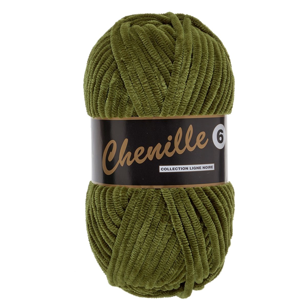 Chenille 6, mørk grøn, 100 g, nr. 26