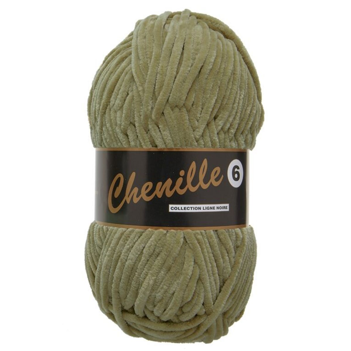 Chenille 6, army grøn, 100 g, nr. 27