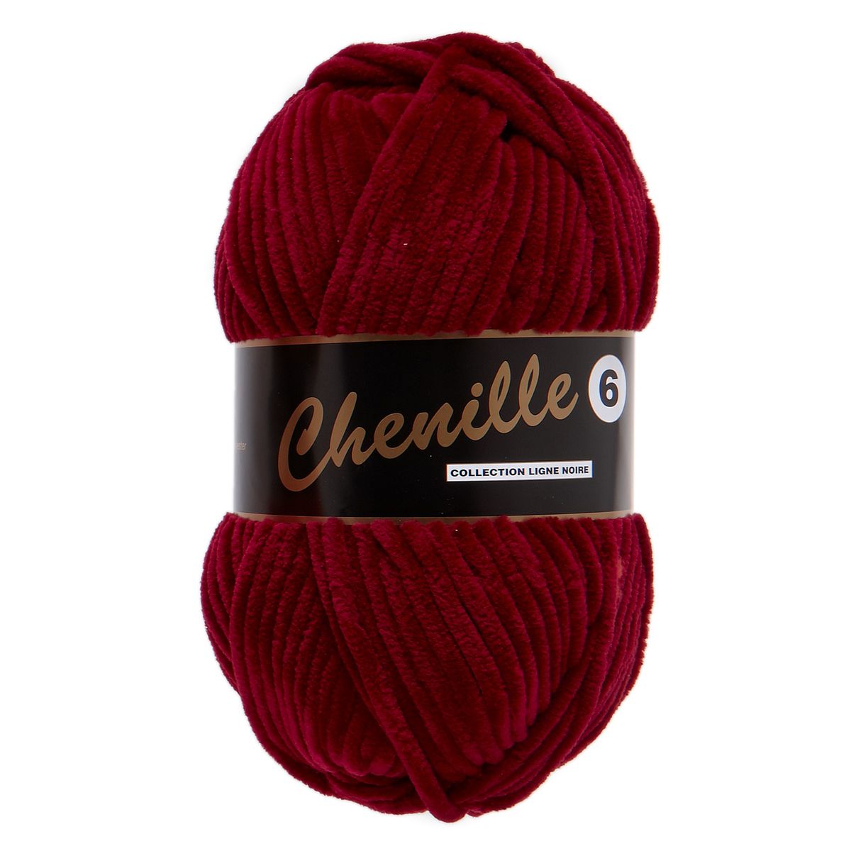 Chenille 6, kirsebær, 100 g, nr. 42