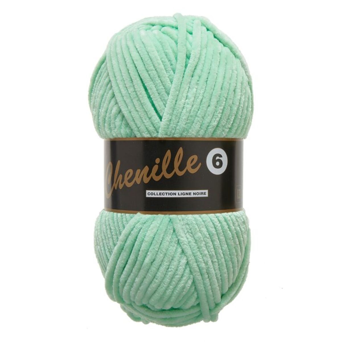 Chenille 6, mintgrøn, 100 g, nr. 62