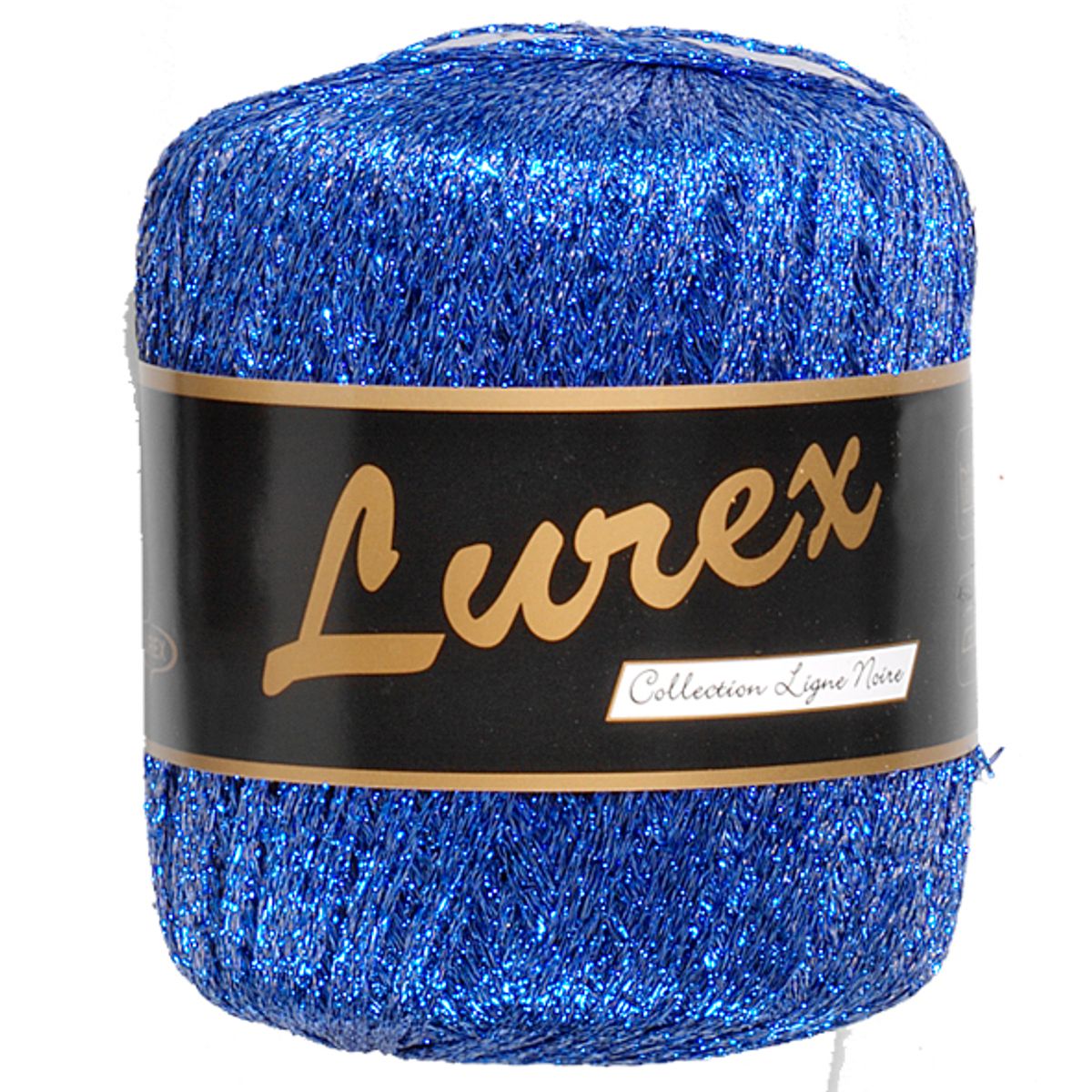 Lurex glimmergarn, mørk blå, 25 g, nr. 6