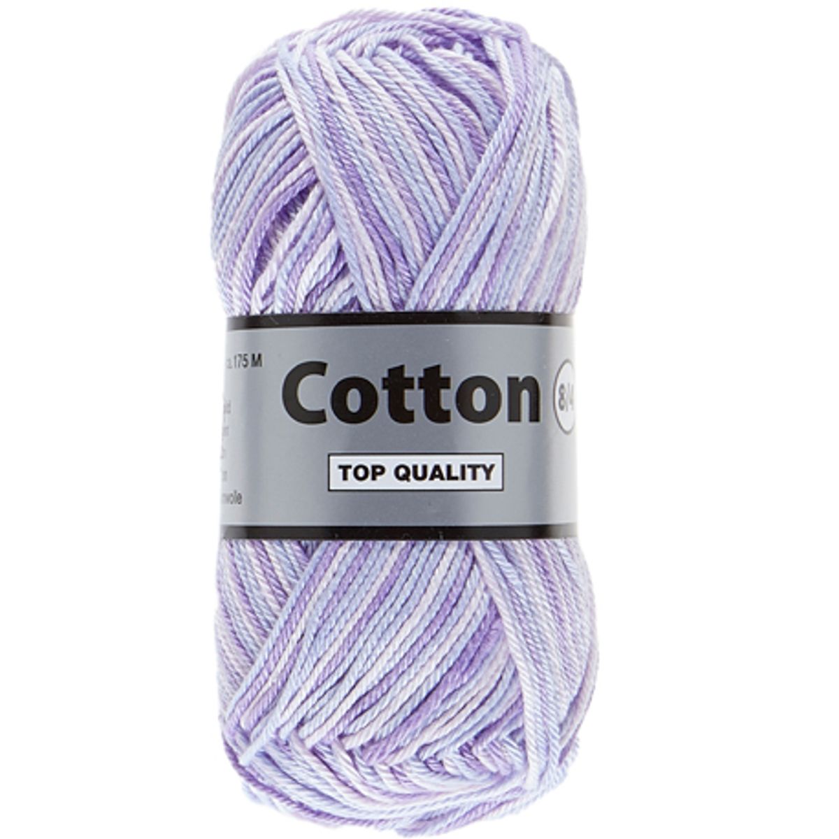 Lammy cotton 8/4, multifarvet, lilla farver, 50 g, nr. 631