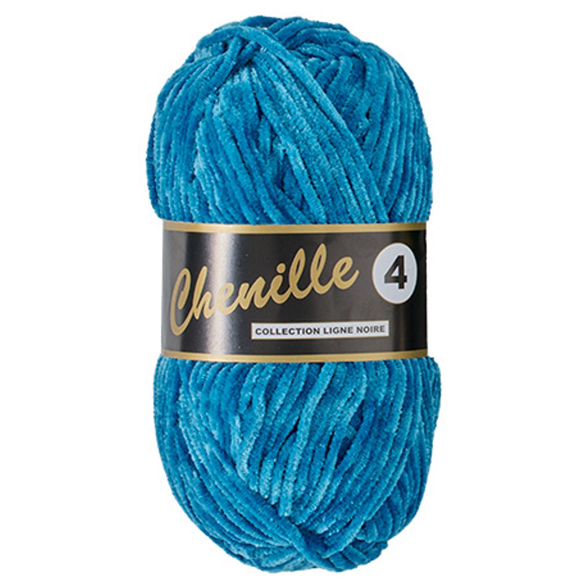 Chenille 4, mørk blå, 50 g, nr. 517