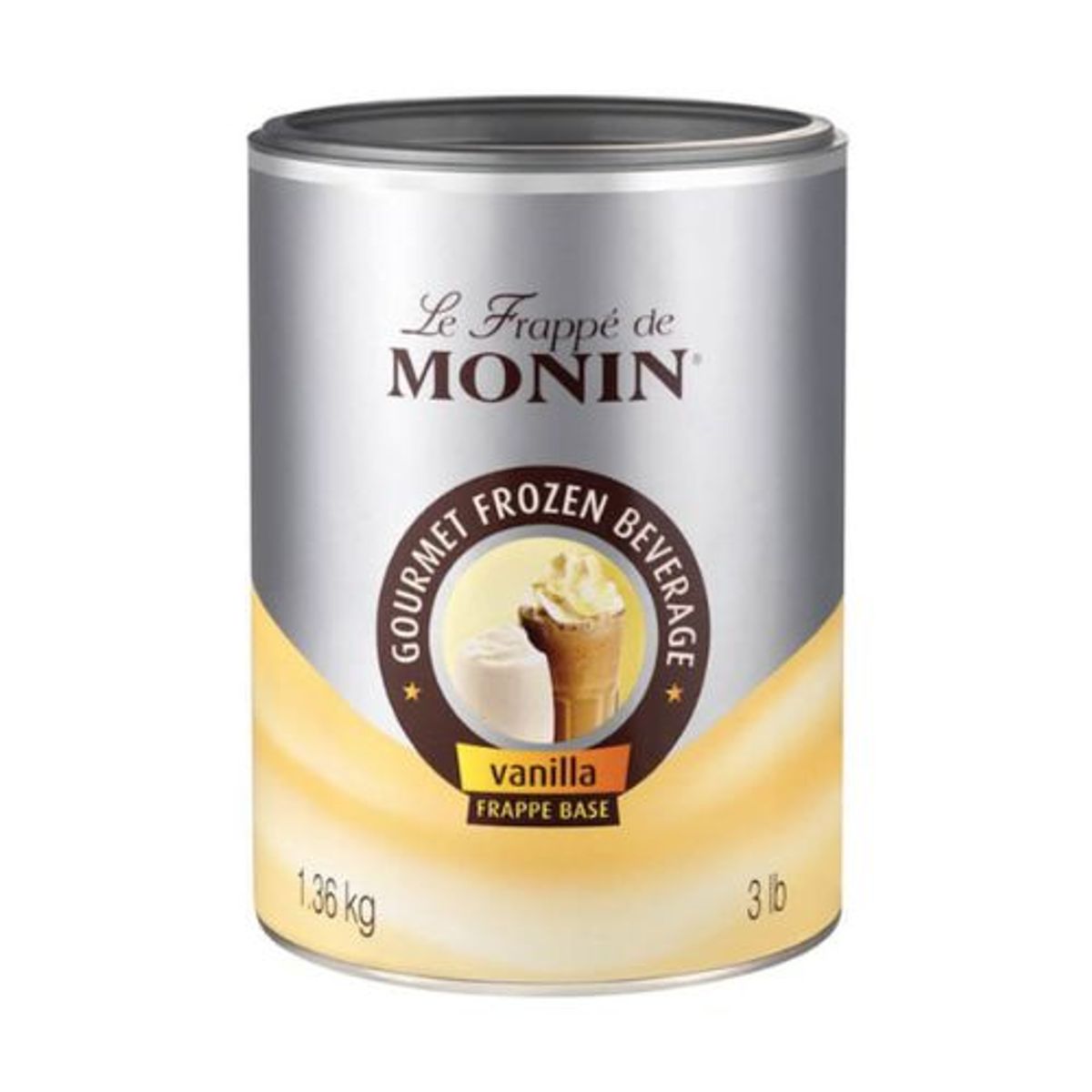 Monin Frappe Base 1.36 kg - Vanilje (Dato: 05/06/25)