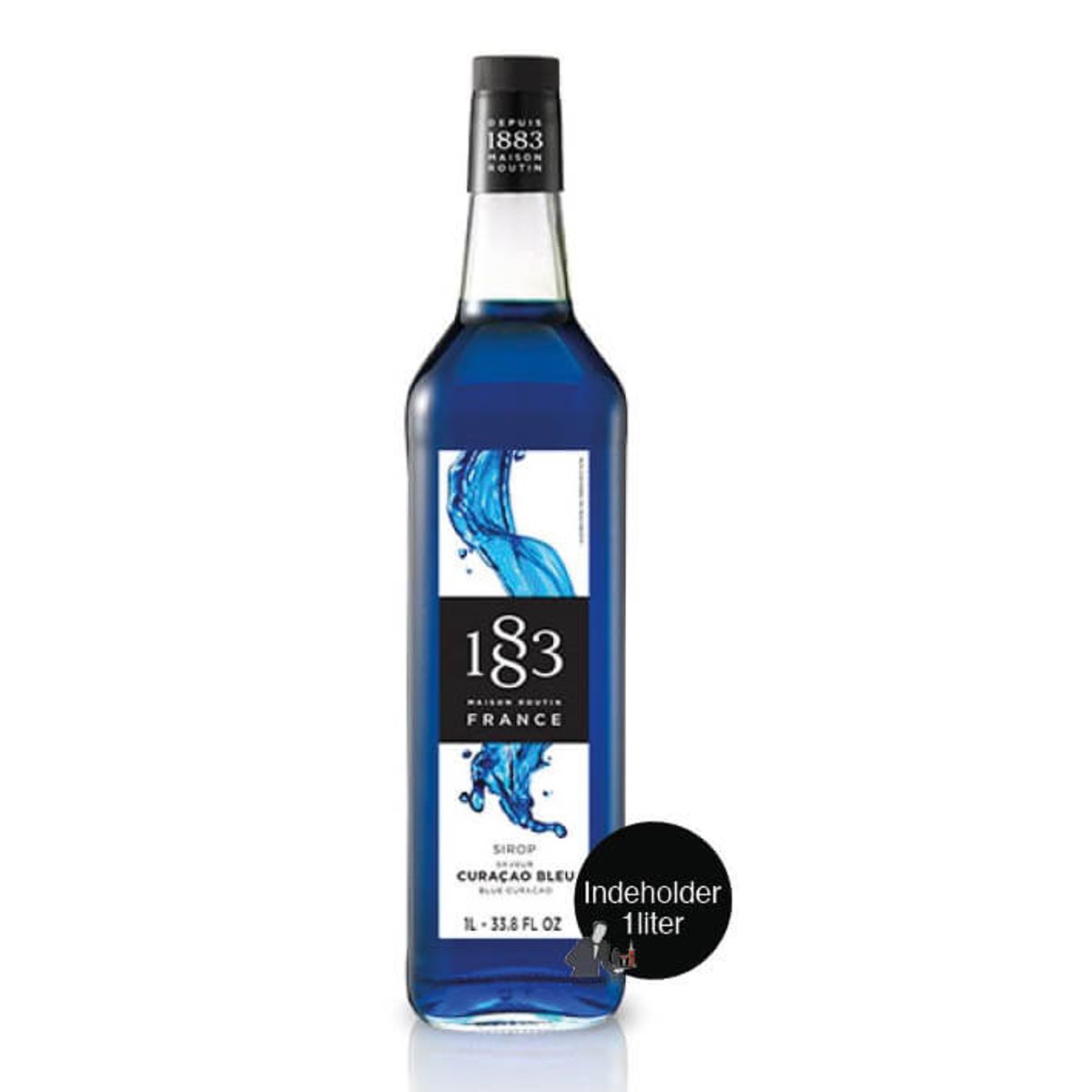 1883 Routin blå curacao sirup - 1 liter