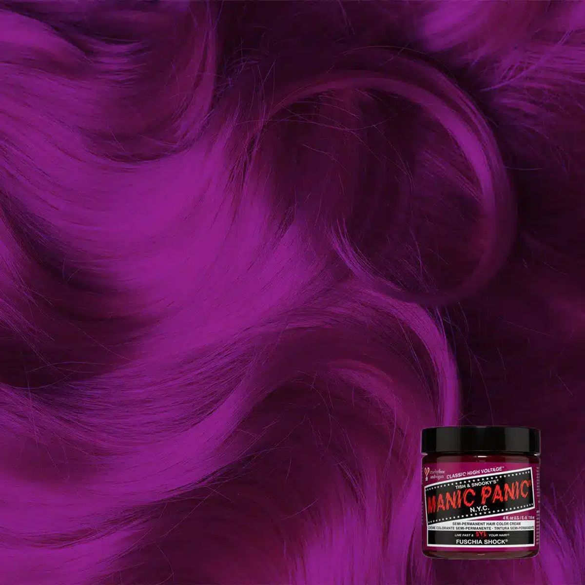 Manic Panic Semi-Permanent Hårfarve Fuchasia Shock 118ML