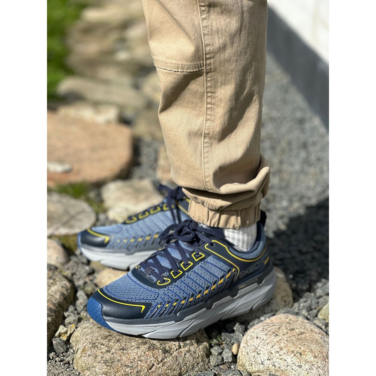 SKECHERS, Herre, Max Cushioning Premier - Endeavour - Navy/Blue 44