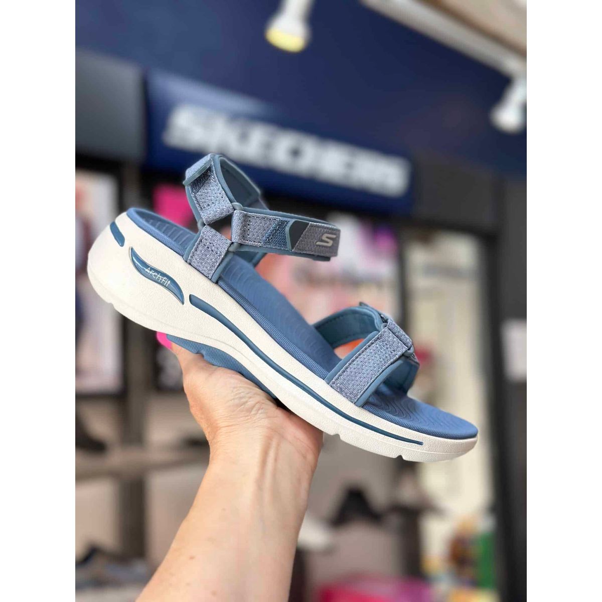 SKECHERS, Dame, GO WALK Arch Fit - Cruise Around - Blue 37