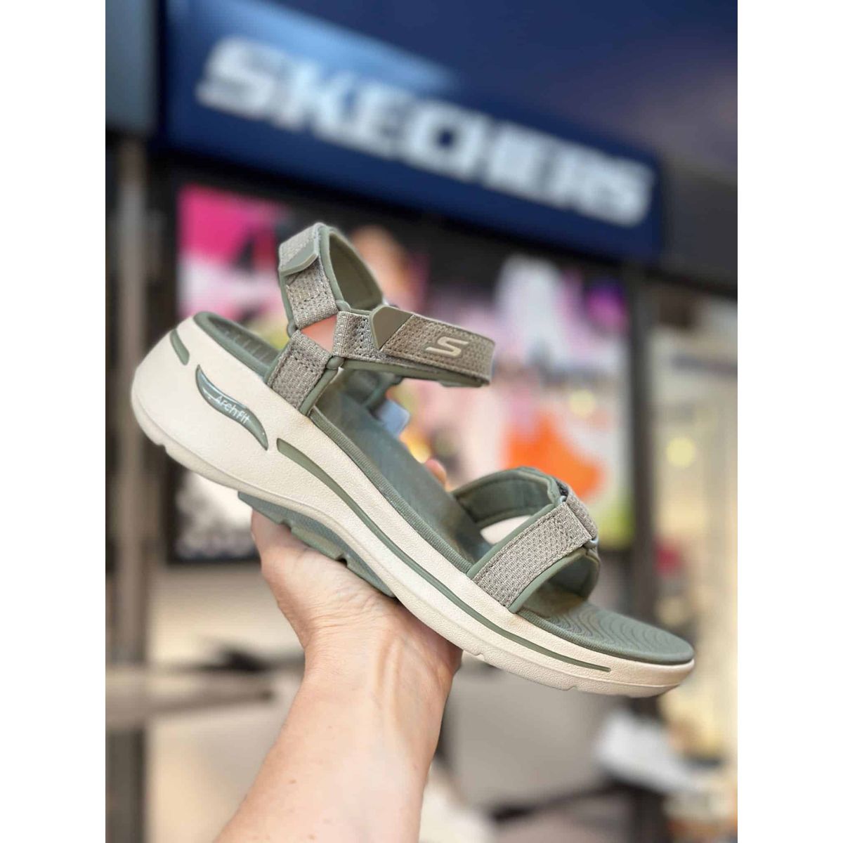 SKECHERS, Dame, GO WALK Arch Fit - Cruise Around - Olive 40