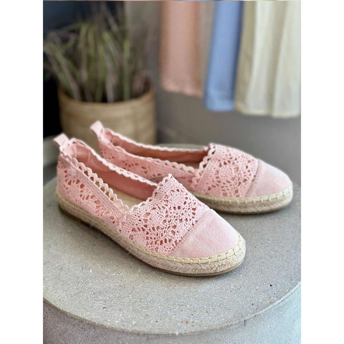 Susan Espadrillos blonde - Pink 36