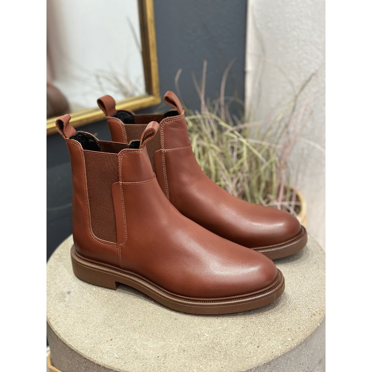 Shoe The Bear Thyra Chelsea Støvle - Chestnut Brown 36