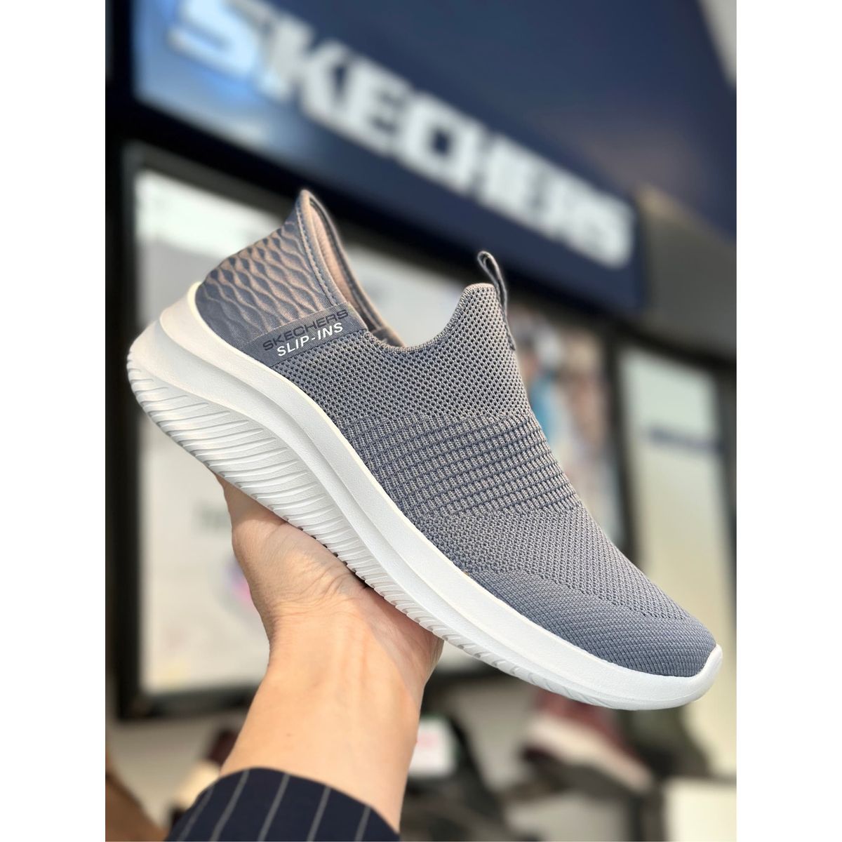 SKECHERS, Dame, Slip-ins: Ultra Flex 3.0 - Cozy Streak - Slate 38