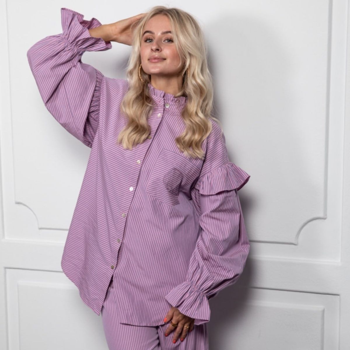 Stories from the atelier-Sea Breeze Shirt-Purple S/36-38