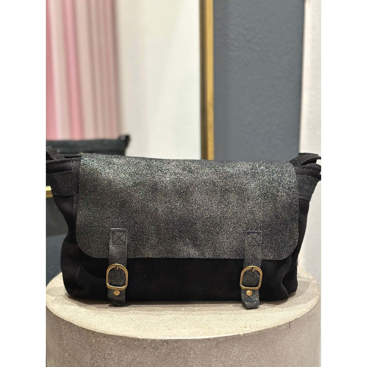 Sac bag Suede-Navy