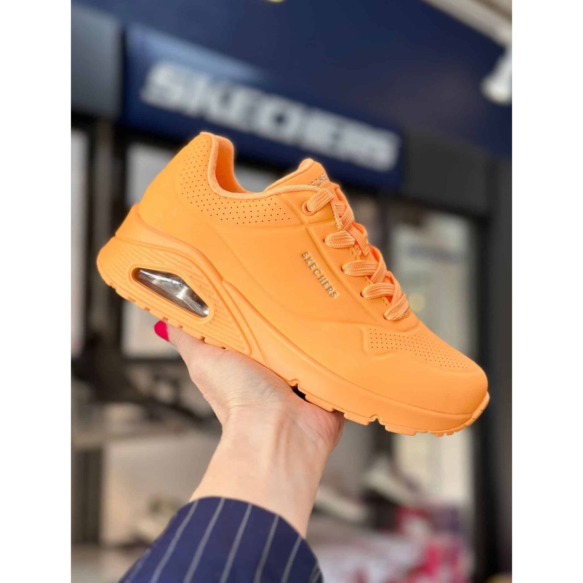 SKECHERS, DAME, Sneakers, Uno - Stand On Air - Neon Orange 40