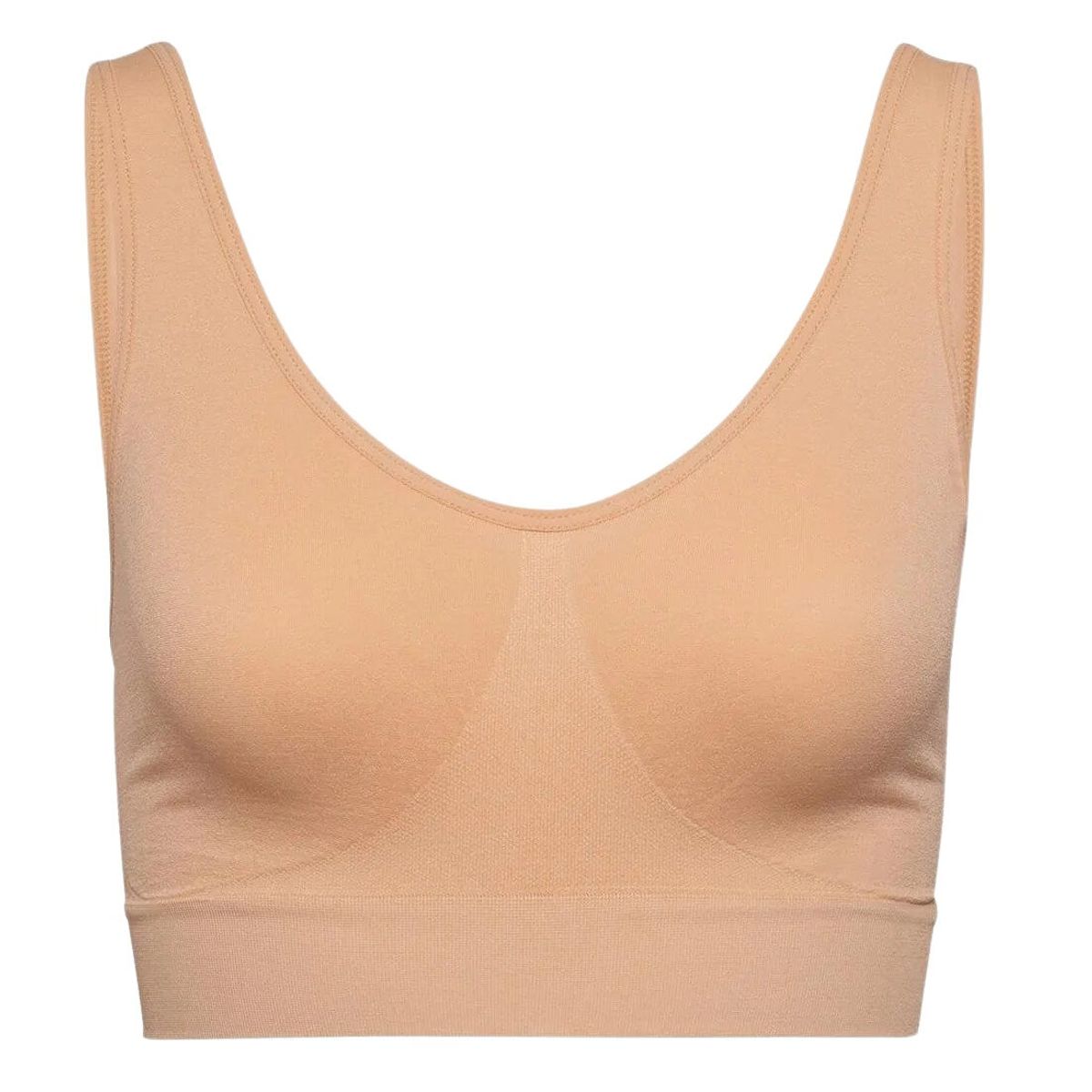 Decoy BH-top med brede stropper, nude, str. medium