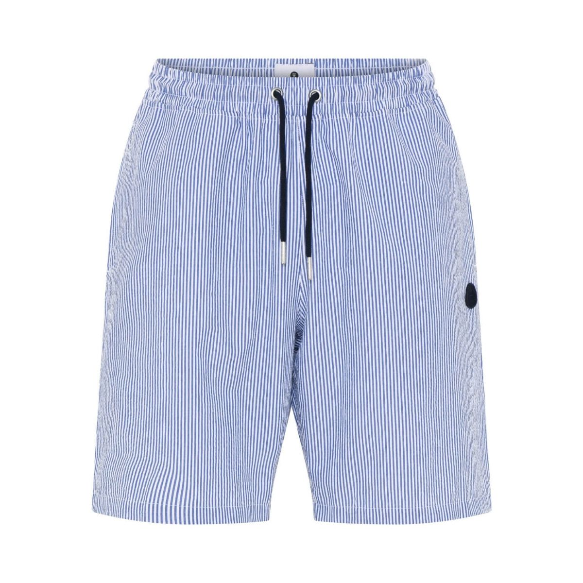 Bomulds shorts til mænd, JBS of Denmark, lyseblå striber str. S