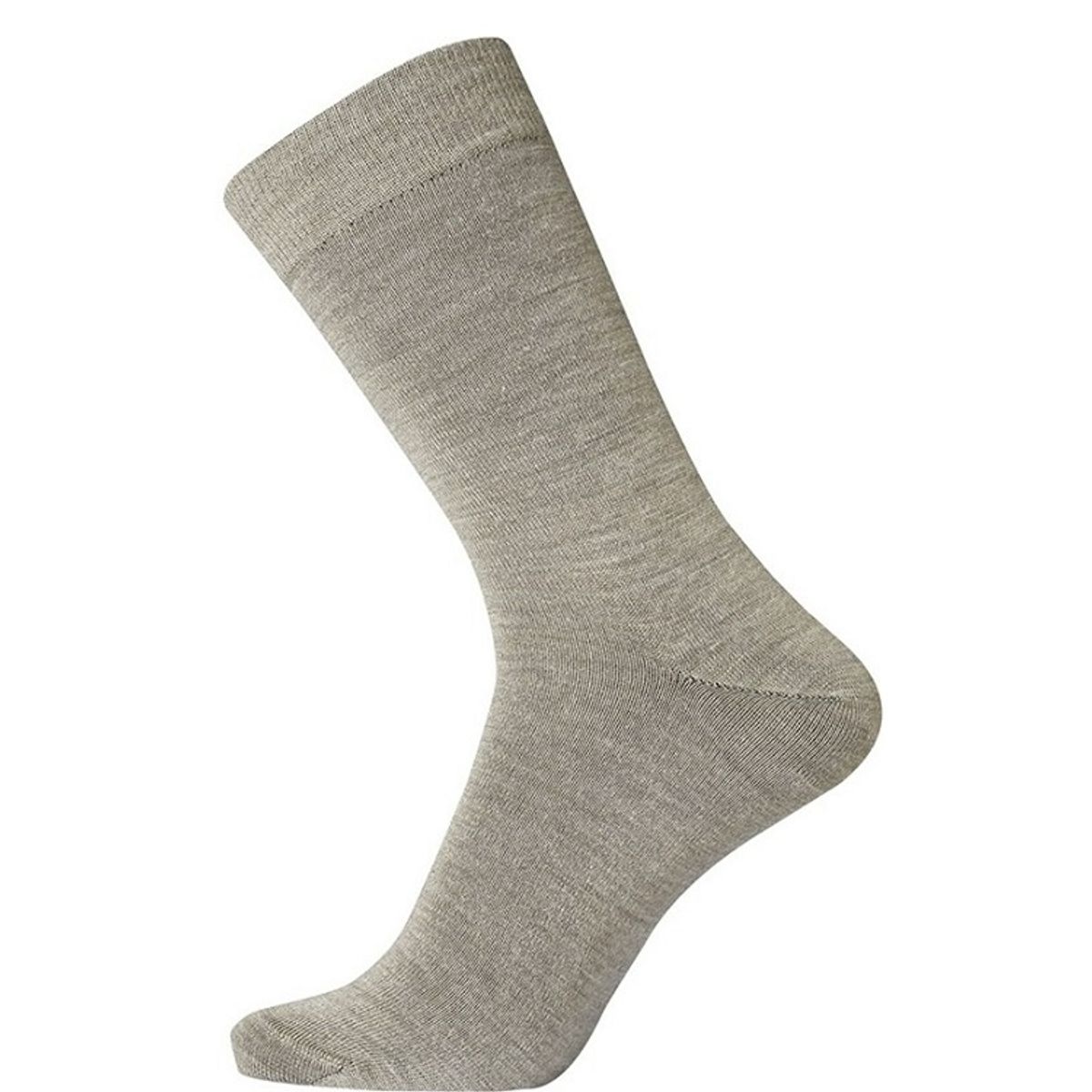 Egtved Twin Sock Uldstrømper Mørk Sand Str. 36-41